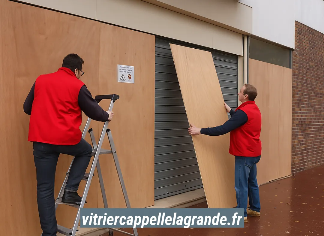 Mise en sécurité fermeture provisoire Cappelle-la-Grande